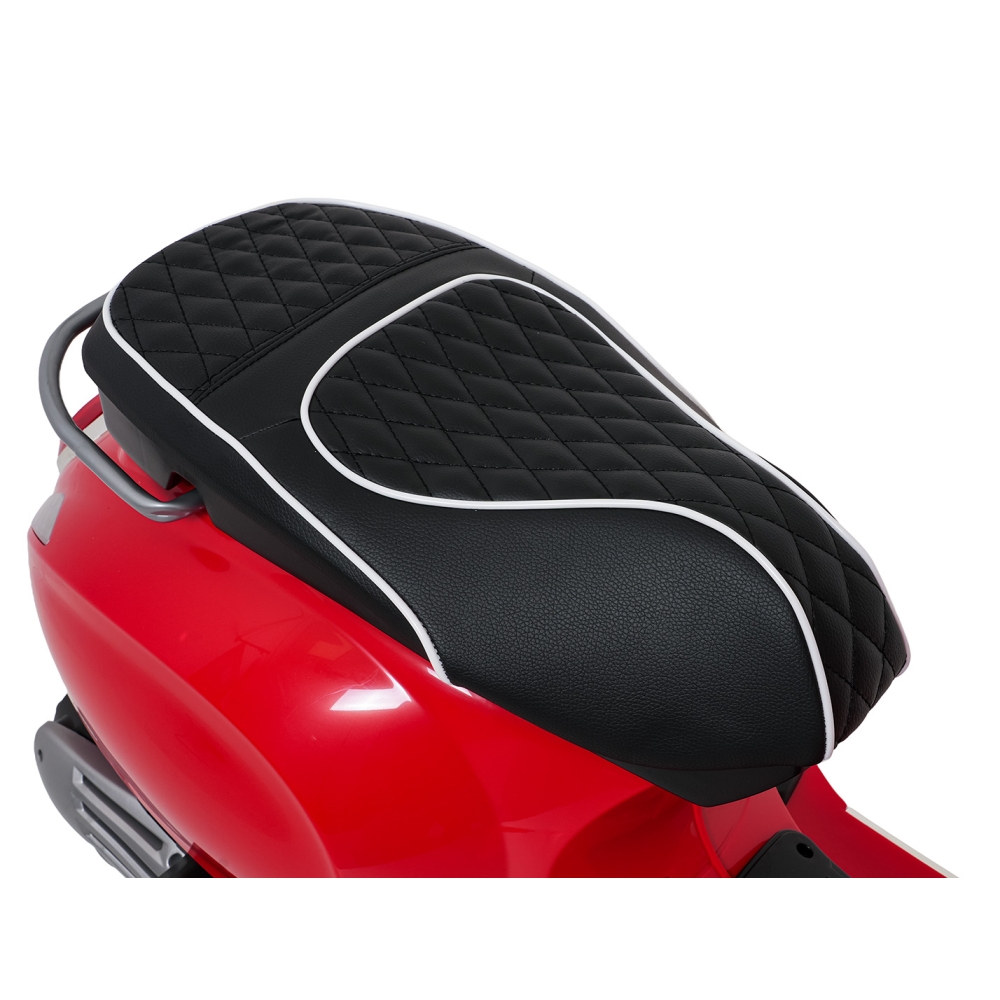 Elektrinis motoroleris Vespa ROMA, Red-Elektromobiliai vaikams, Motociklai-e-vaikas