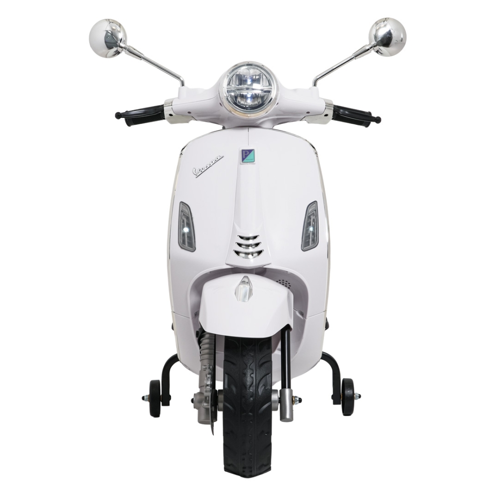 Elektrinis motoroleris Vespa ROMA, White-Elektromobiliai vaikams, Motociklai-e-vaikas