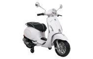 Elektrinis motoroleris Vespa ROMA, White-Elektromobiliai vaikams, Motociklai-e-vaikas