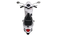 Elektrinis motoroleris Vespa ROMA, White-Elektromobiliai vaikams, Motociklai-e-vaikas