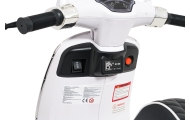 Elektrinis motoroleris Vespa ROMA, White-Elektromobiliai vaikams, Motociklai-e-vaikas