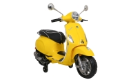 Elektrinis motoroleris Vespa ROMA, Yellow-Elektromobiliai vaikams, Motociklai-e-vaikas