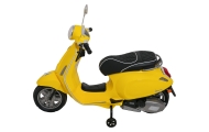 Elektrinis motoroleris Vespa ROMA, Yellow-Elektromobiliai vaikams, Motociklai-e-vaikas