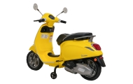 Elektrinis motoroleris Vespa ROMA, Yellow-Elektromobiliai vaikams, Motociklai-e-vaikas