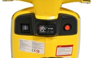 Elektrinis motoroleris Vespa ROMA, Yellow-Elektromobiliai vaikams, Motociklai-e-vaikas