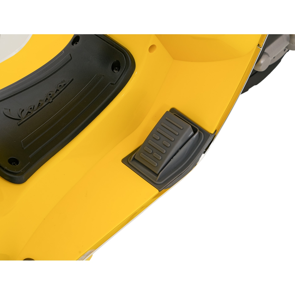 Elektrinis motoroleris Vespa ROMA, Yellow-Elektromobiliai vaikams, Motociklai-e-vaikas