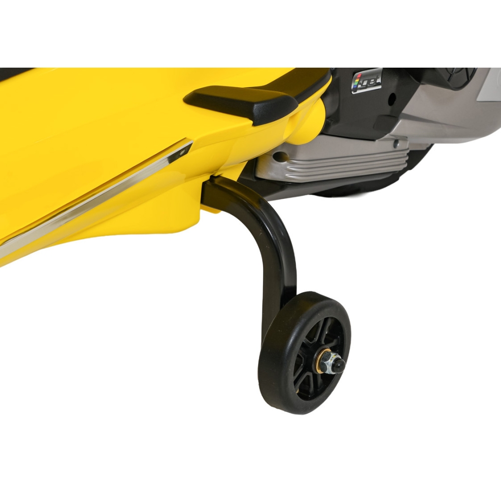 Elektrinis motoroleris Vespa ROMA, Yellow-Elektromobiliai vaikams, Motociklai-e-vaikas