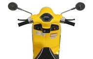 Elektrinis motoroleris Vespa ROMA, Yellow-Elektromobiliai vaikams, Motociklai-e-vaikas