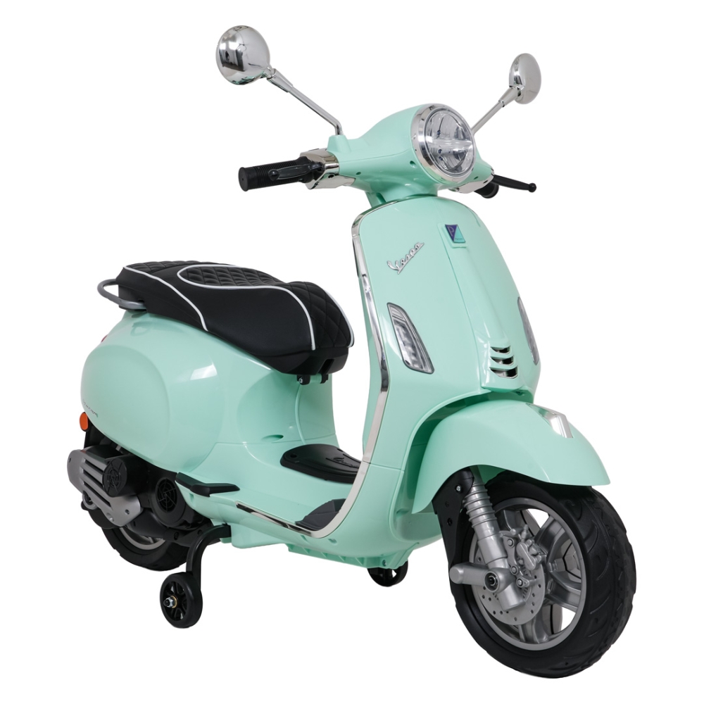 Elektrinis motoroleris Vespa ROMA, Green-Elektromobiliai vaikams, Motociklai-e-vaikas