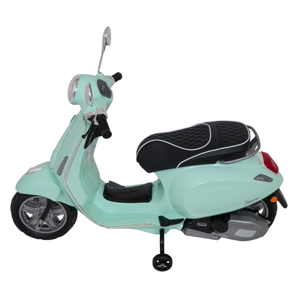 Elektrinis motoroleris Vespa ROMA, Green-Elektromobiliai vaikams, Motociklai-e-vaikas