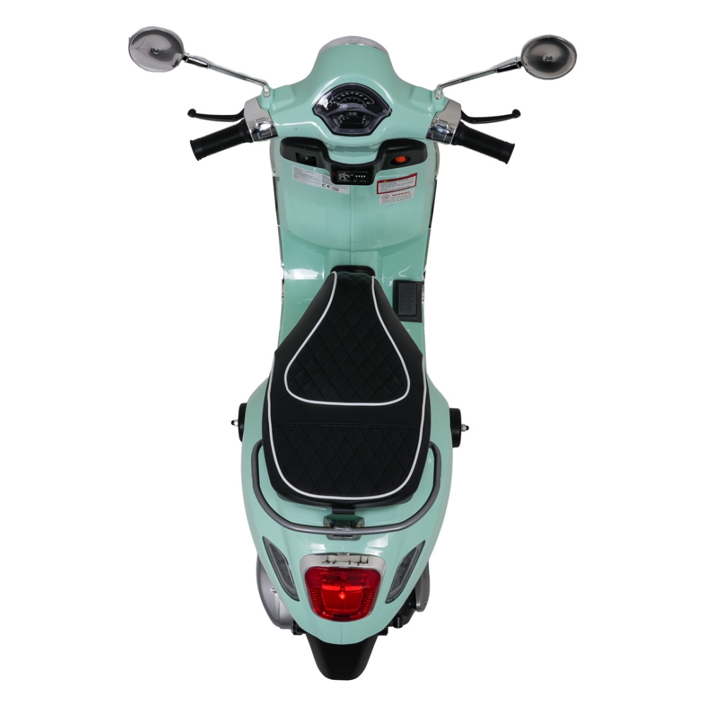 Elektrinis motoroleris Vespa ROMA, Green-Elektromobiliai vaikams, Motociklai-e-vaikas
