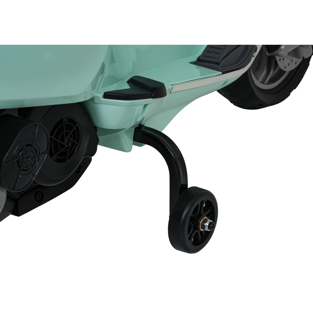 Elektrinis motoroleris Vespa ROMA, Green-Elektromobiliai vaikams, Motociklai-e-vaikas