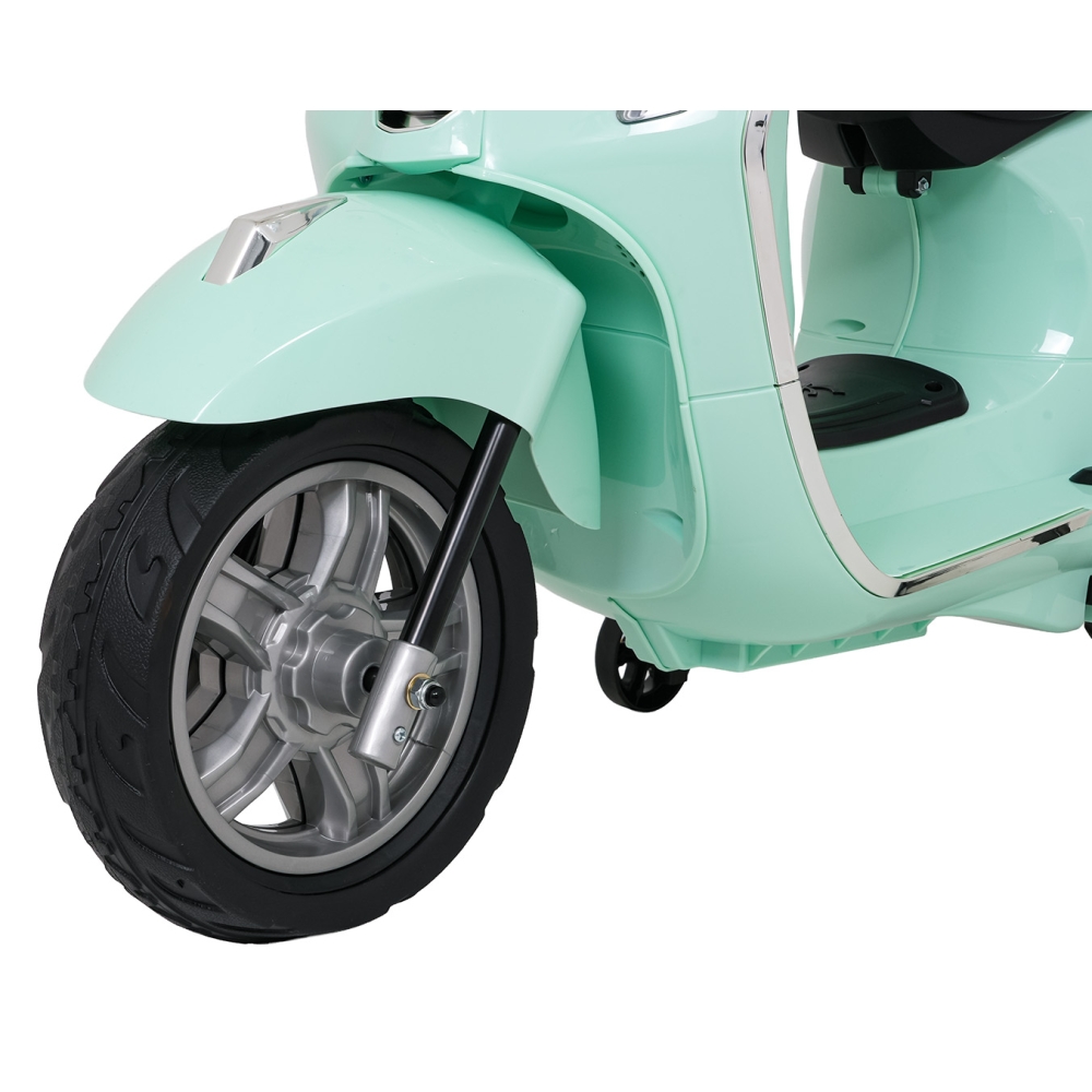 Elektrinis motoroleris Vespa ROMA, Green-Elektromobiliai vaikams, Motociklai-e-vaikas