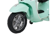 Elektrinis motoroleris Vespa ROMA, Green-Elektromobiliai vaikams, Motociklai-e-vaikas
