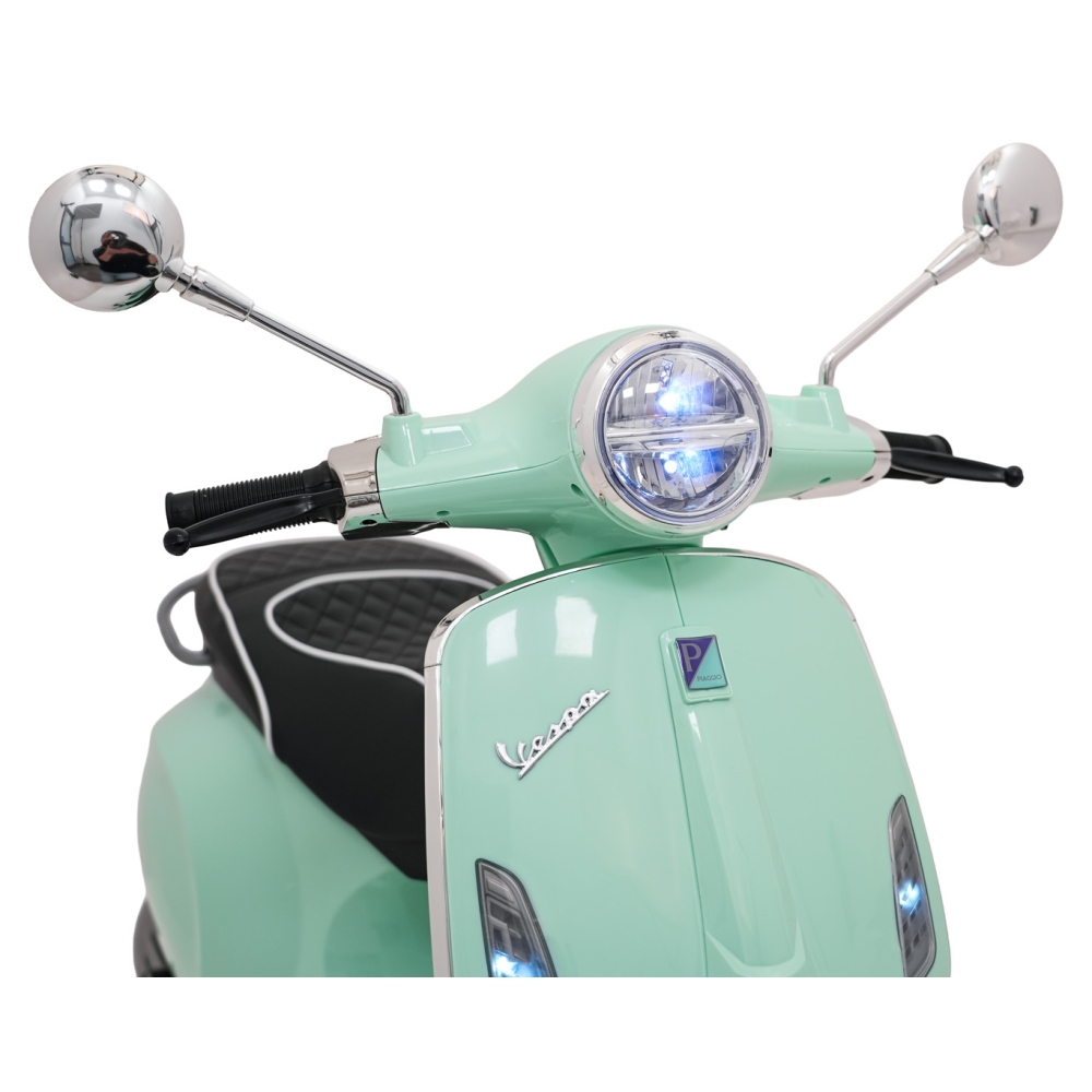 Elektrinis motoroleris Vespa ROMA, Green-Elektromobiliai vaikams, Motociklai-e-vaikas