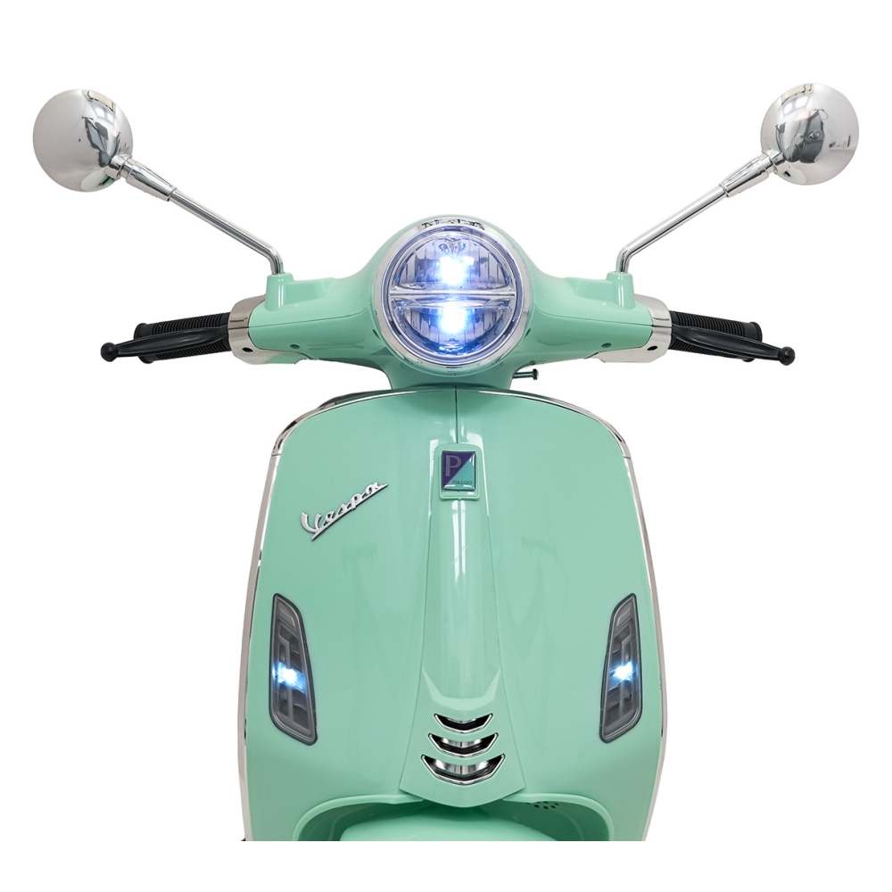 Elektrinis motoroleris Vespa ROMA, Green-Elektromobiliai vaikams, Motociklai-e-vaikas