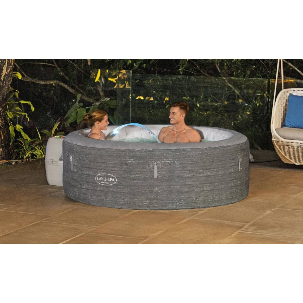 Vandens fontanas su LED apšvietimu Lay-Z-Spa BESTWAY