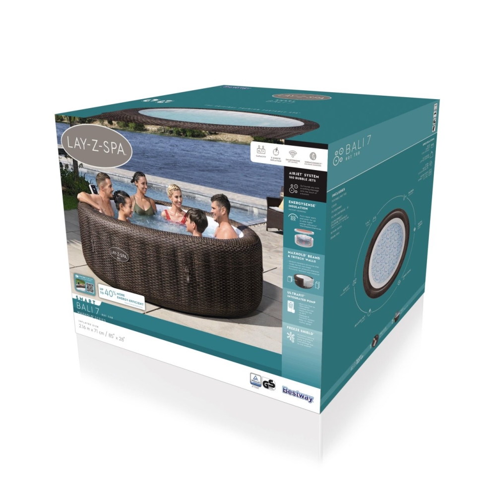Sūkurinė vonia Lay-Z-Spa Bali SMART Air Jet Jacuzzi BESTWAY