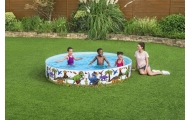 Baseinas BESTWAY 244x46cm vinilo + PVC dinozaurų vaikams 3+