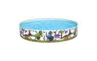 Baseinas BESTWAY 244x46cm vinilo + PVC dinozaurų vaikams 3+
