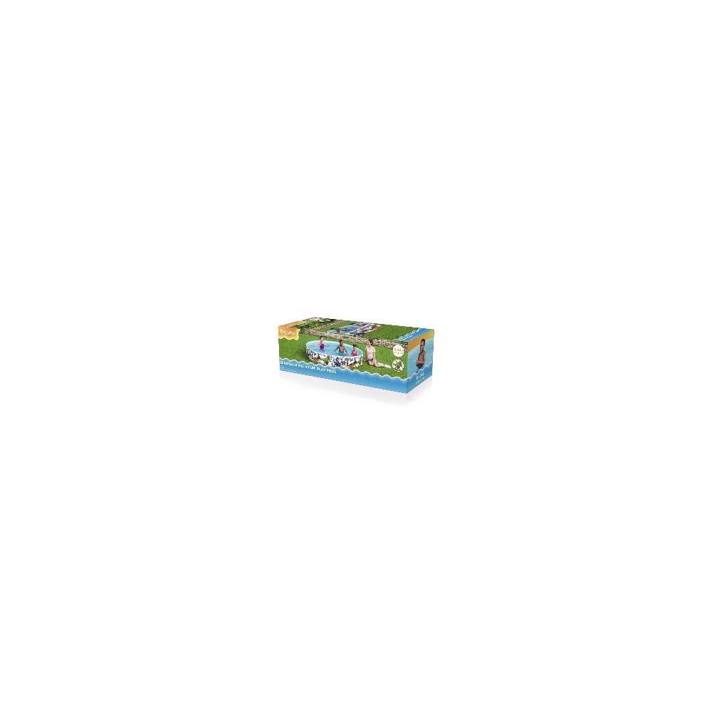 Baseinas BESTWAY 244x46cm vinilo + PVC dinozaurų vaikams 3+