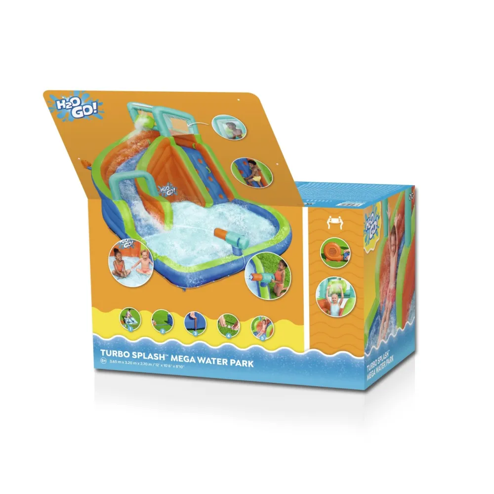 Žaidimų aikštelė BESTWAY Turbo Splash Mega Waterpark