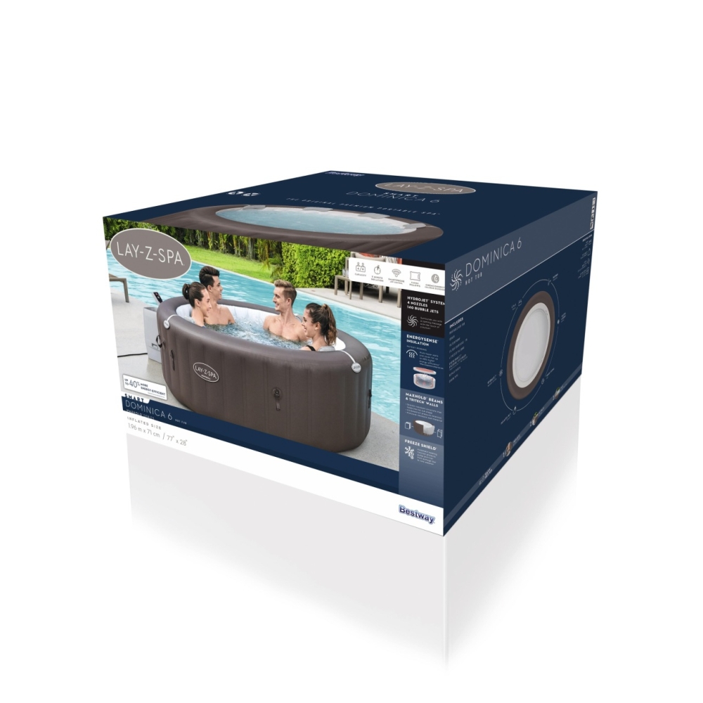 Sūkurinė vonia BESTWAY Lay-Z-Spa Dominica SMART HydroJet