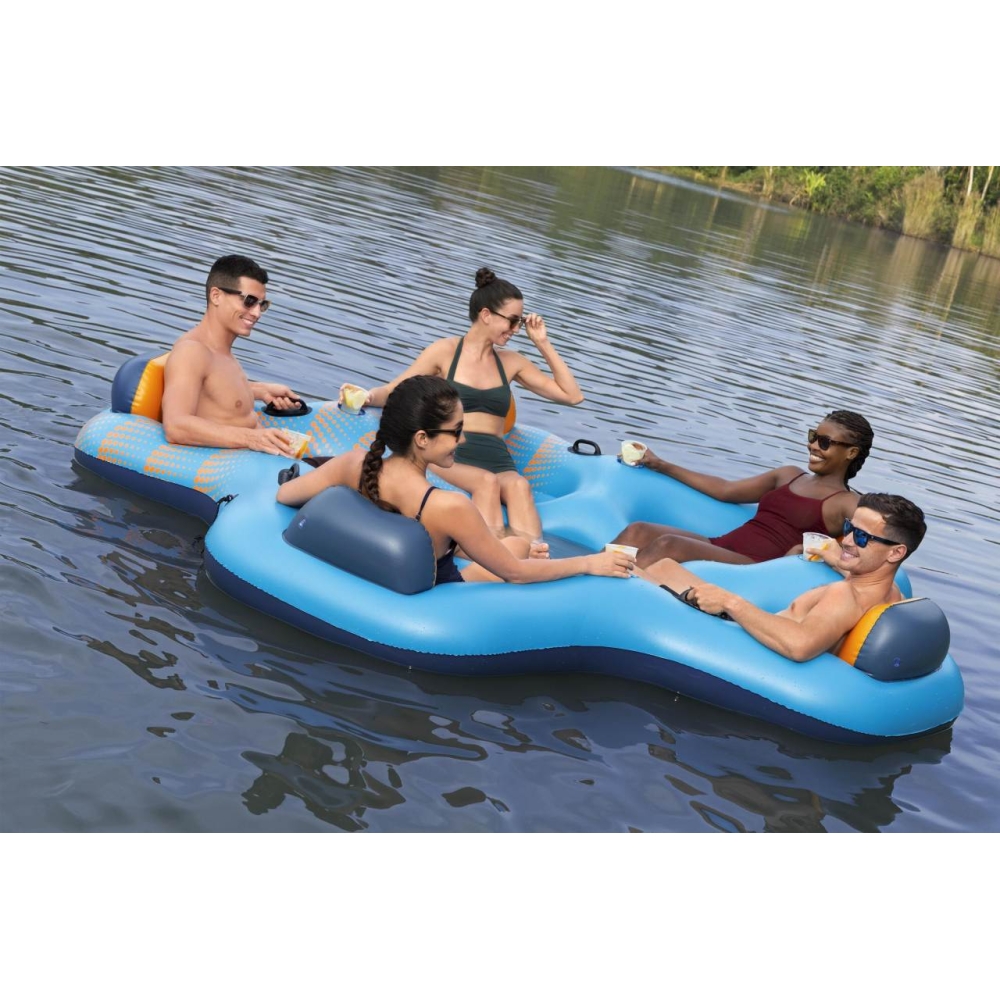 Pripučiamas čiužinys Hydro Force BESTWAY, 300/287 cm-Žaislai, Lauko žaislai, Pripučiami ratai, žaislai, čiužiniai-e-vaikas