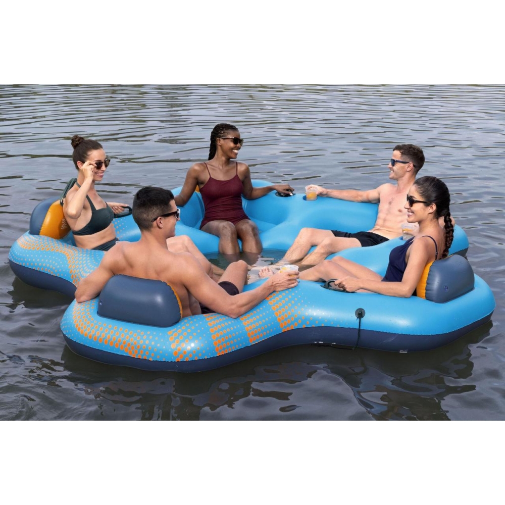 Pripučiamas čiužinys Hydro Force BESTWAY, 300/287 cm-Žaislai, Lauko žaislai, Pripučiami ratai, žaislai, čiužiniai-e-vaikas