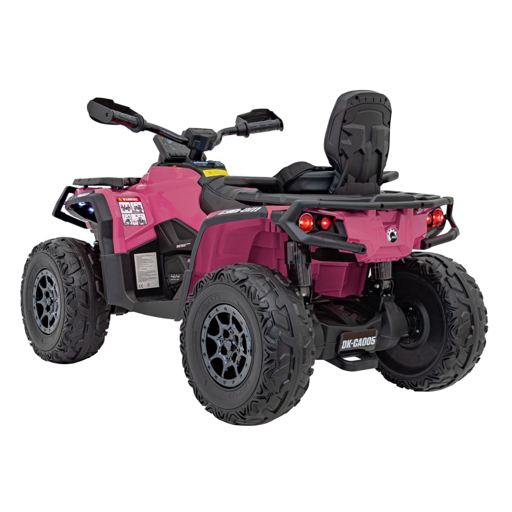 Elektrinis keturratis Can Am Outlander ATV, Pink-Elektromobiliai vaikams, Keturračiai ir bagiai-e-vaikas