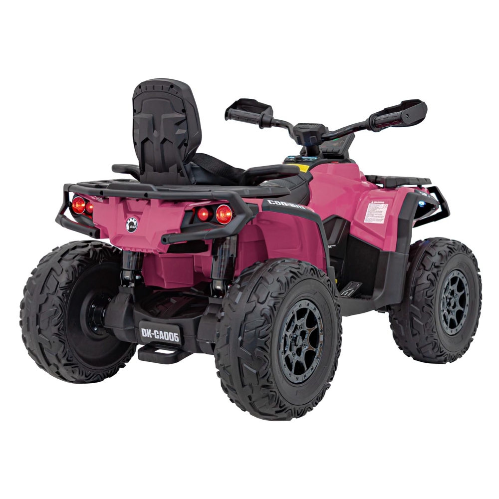 Elektrinis keturratis Can Am Outlander ATV, Pink-Elektromobiliai vaikams, Keturračiai ir bagiai-e-vaikas
