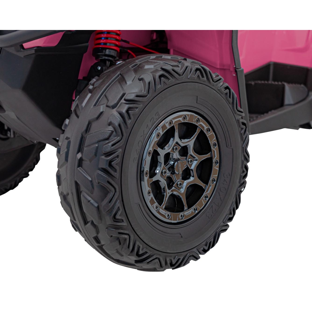 Elektrinis keturratis Can Am Outlander ATV, Pink-Elektromobiliai vaikams, Keturračiai ir bagiai-e-vaikas