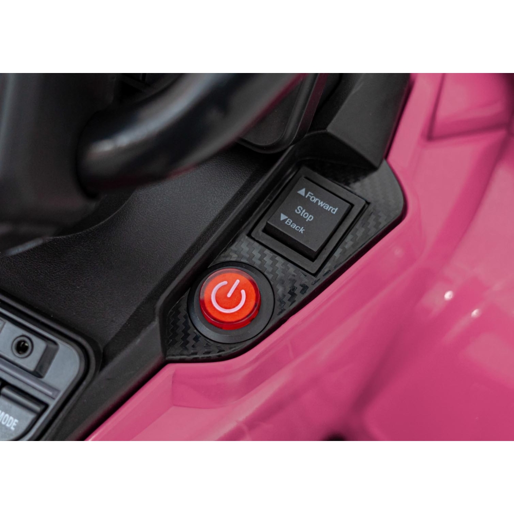 Elektrinis keturratis Can Am Outlander ATV, Pink-Elektromobiliai vaikams, Keturračiai ir bagiai-e-vaikas