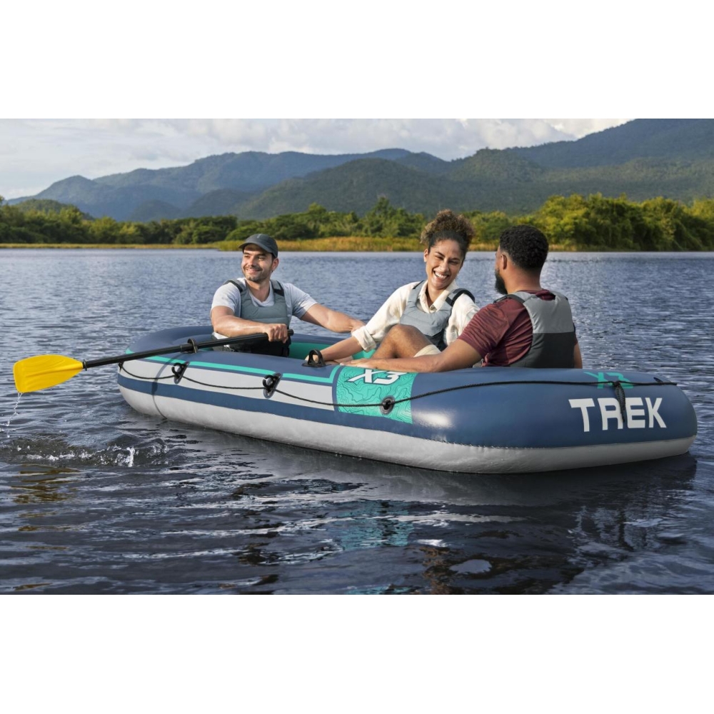 Pripučiama valtis BESTWAY TREK X3 294x137 cm + priedai