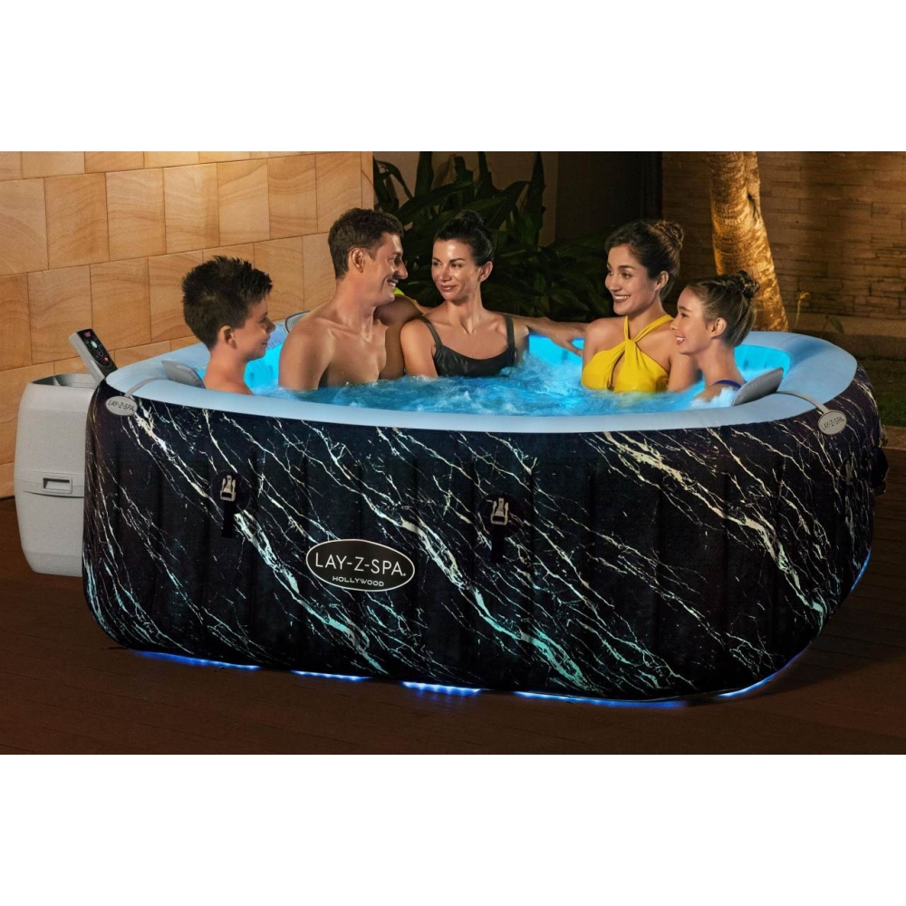 Sūkurinė vonia Lay-Z-Spa Hollywood LUXE oro srovių BESTWAY