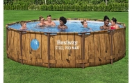 Basen Stelażowy 14FT 427x107cm Steel PRO MAX BESTWAY