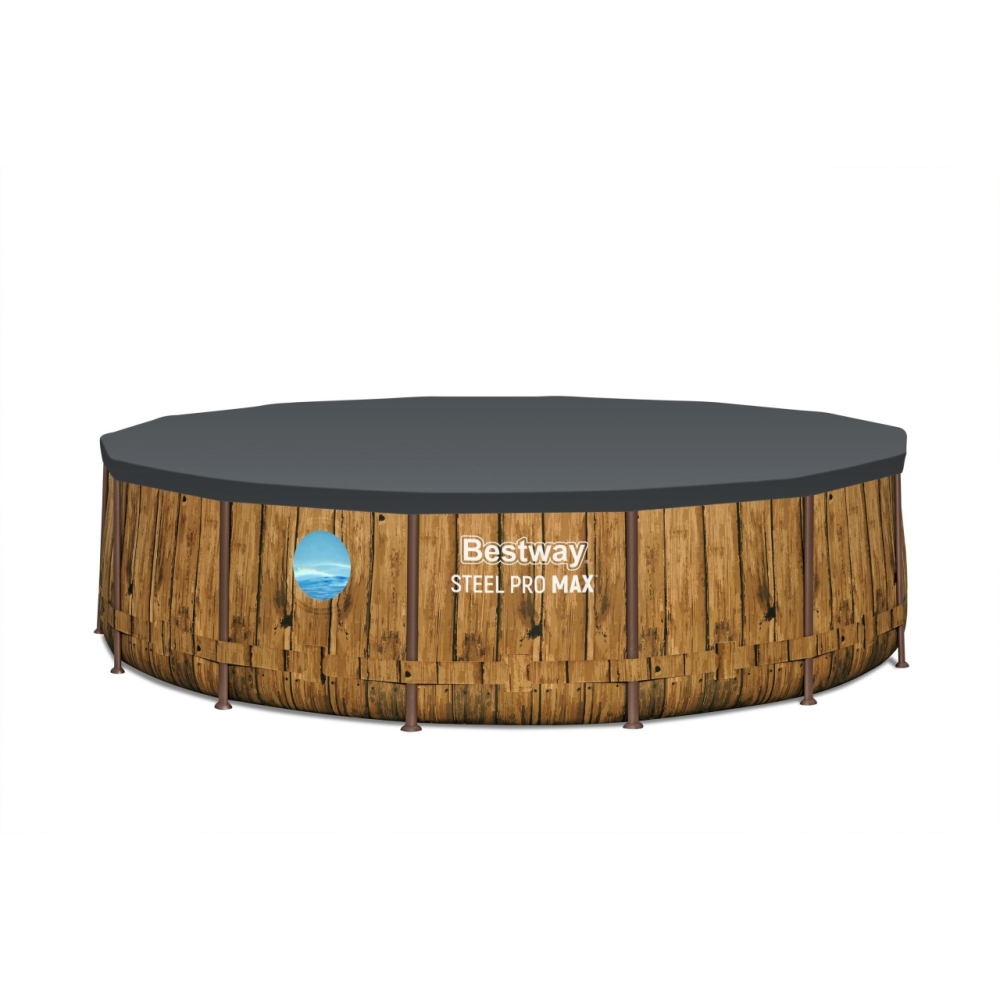 Karkasinis baseinas BESTWAY 14FT 427x107cm plieno PRO MAX