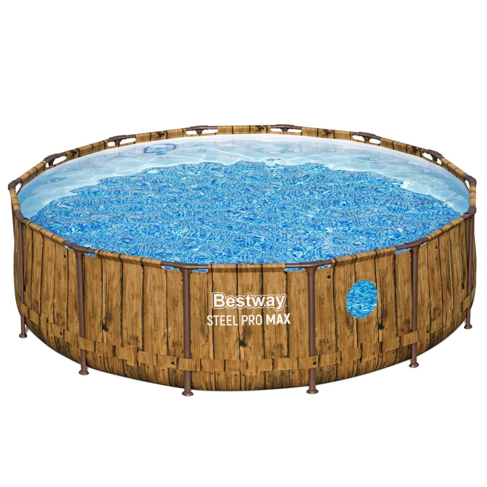 Karkasinis baseinas BESTWAY 14FT 427x107cm plieno PRO MAX