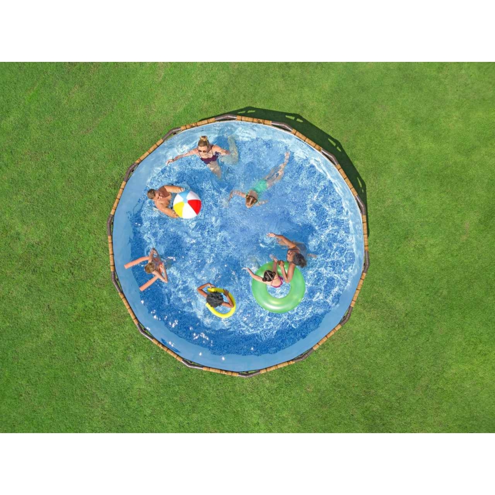 Karkasinis baseinas BESTWAY 14FT 427x107cm plieno PRO MAX