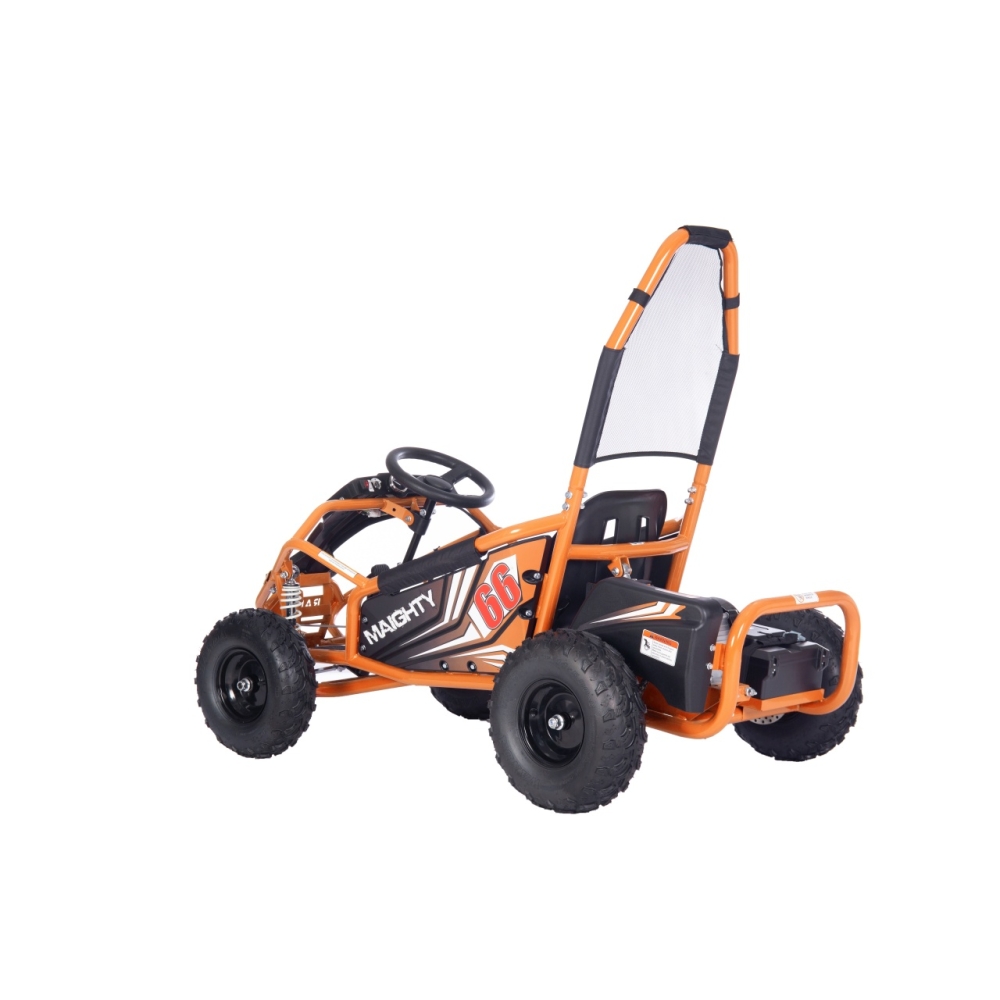 Elektrinis kartingas MAIGHTY, Orange-Elektromobiliai vaikams, Kartingai vaikams-e-vaikas