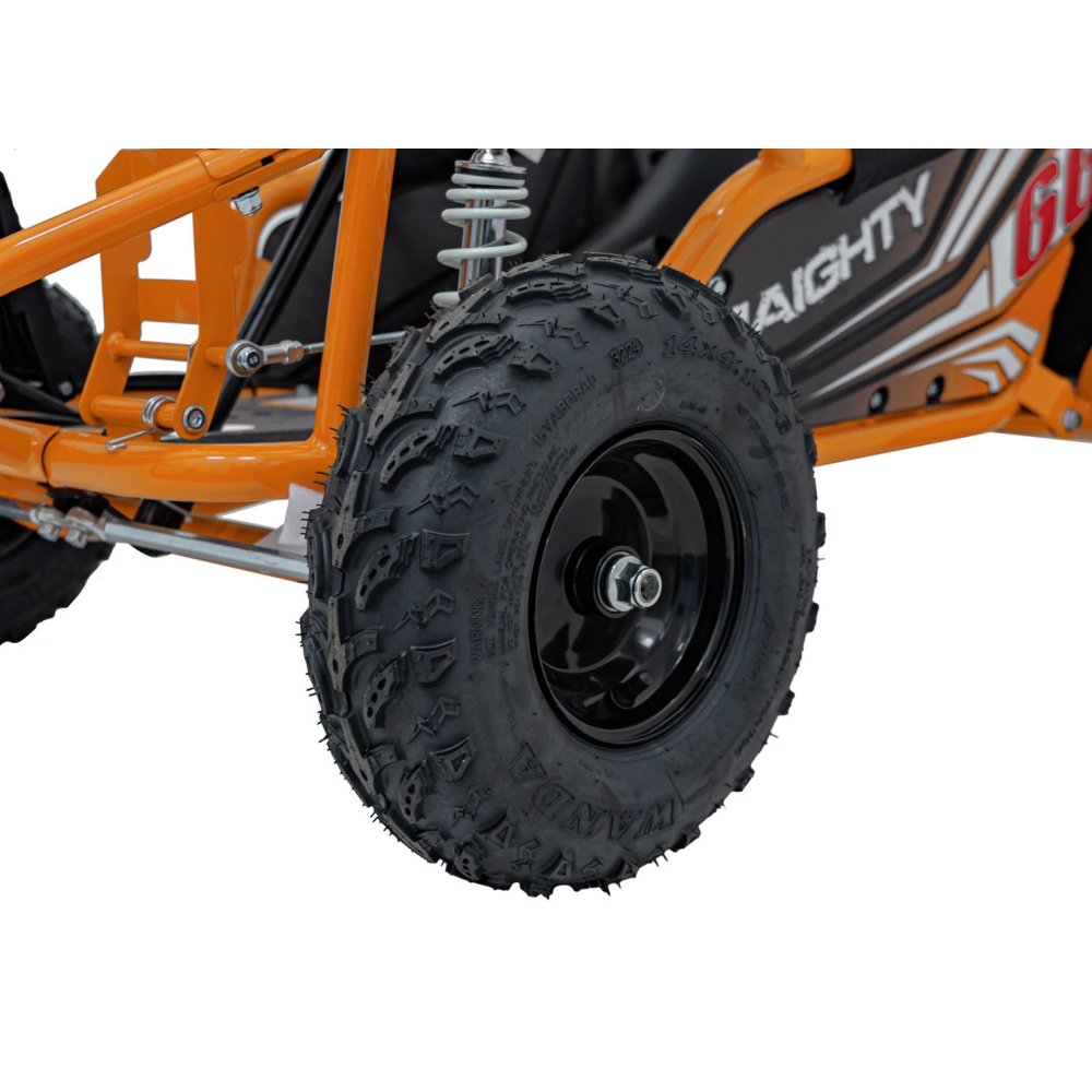 Pojazd Gokart Elektryczny MAIGHTY Pomarańczowy