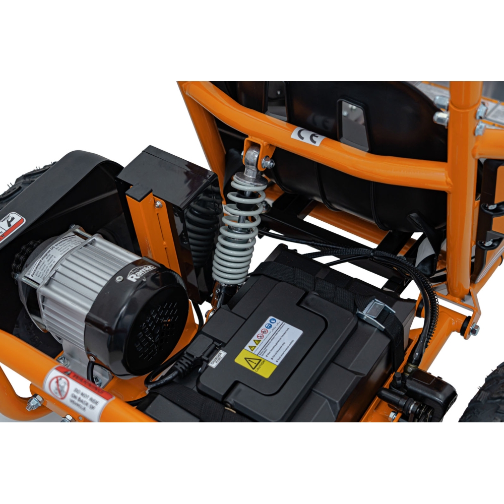 Elektrinis kartingas MAIGHTY, Orange-Elektromobiliai vaikams, Kartingai vaikams-e-vaikas