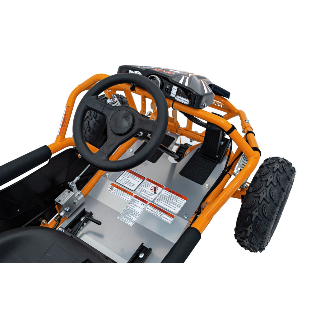 Elektrinis kartingas MAIGHTY, Orange-Elektromobiliai vaikams, Kartingai vaikams-e-vaikas