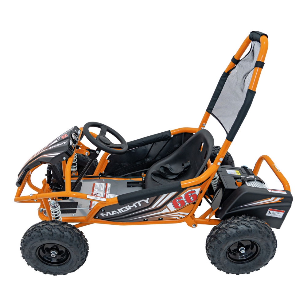 Pojazd Gokart Elektryczny MAIGHTY Pomarańczowy