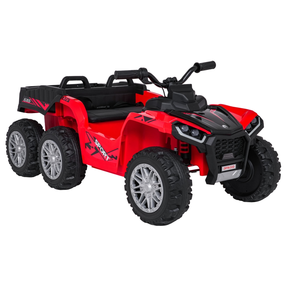 Dvivietis elektrinis keturratis Extreme Sport TX ATV 4x4, Red-Elektromobiliai vaikams, Keturračiai ir bagiai-e-vaikas