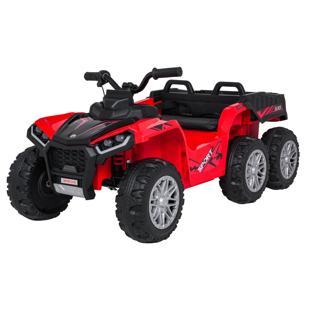 Dvivietis elektrinis keturratis Extreme Sport TX ATV 4x4, Red-Elektromobiliai vaikams, Keturračiai ir bagiai-e-vaikas