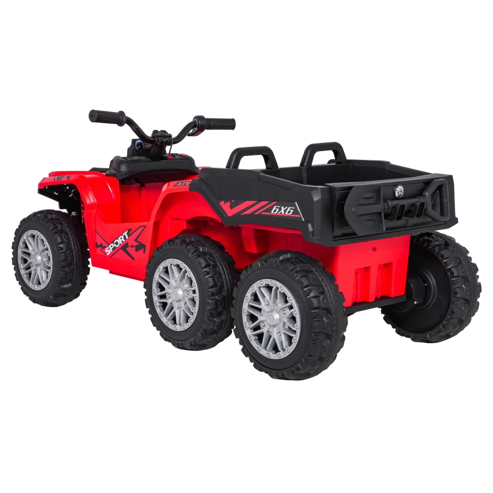 Dvivietis elektrinis keturratis Extreme Sport TX ATV 4x4, Red-Elektromobiliai vaikams, Keturračiai ir bagiai-e-vaikas