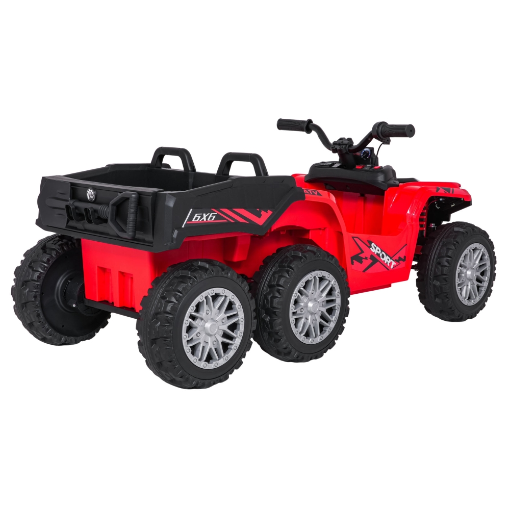 Dvivietis elektrinis keturratis Extreme Sport TX ATV 4x4, Red-Elektromobiliai vaikams, Keturračiai ir bagiai-e-vaikas