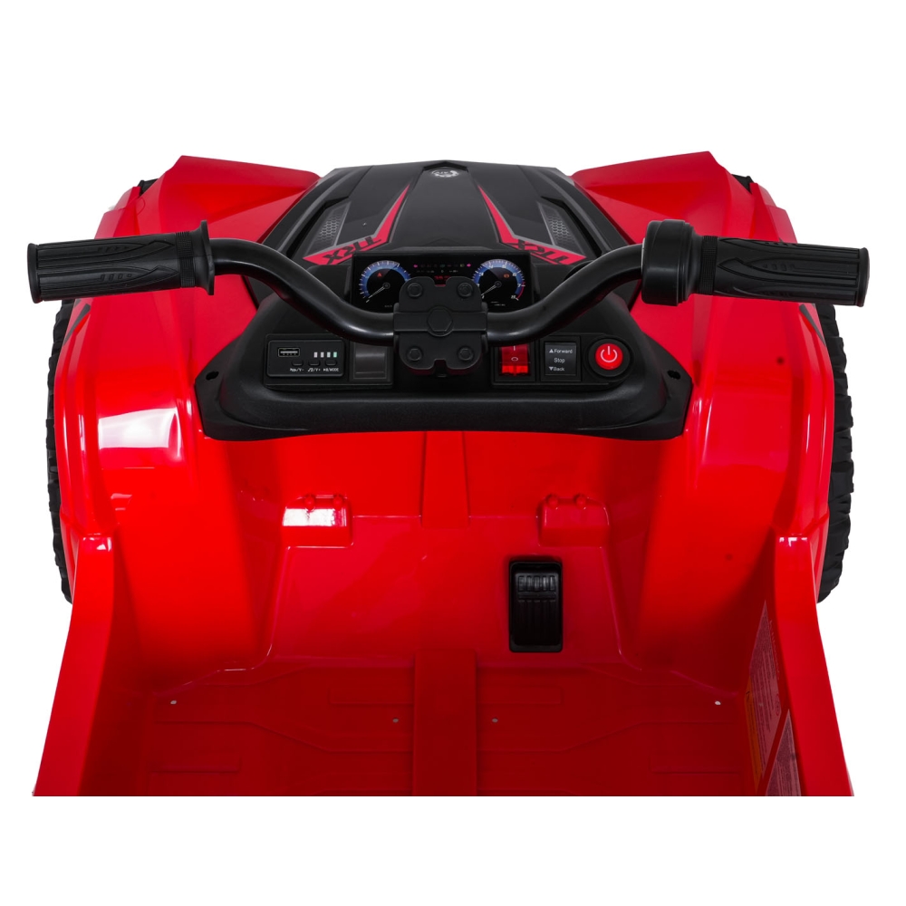 Dvivietis elektrinis keturratis Extreme Sport TX ATV 4x4, Red-Elektromobiliai vaikams, Keturračiai ir bagiai-e-vaikas