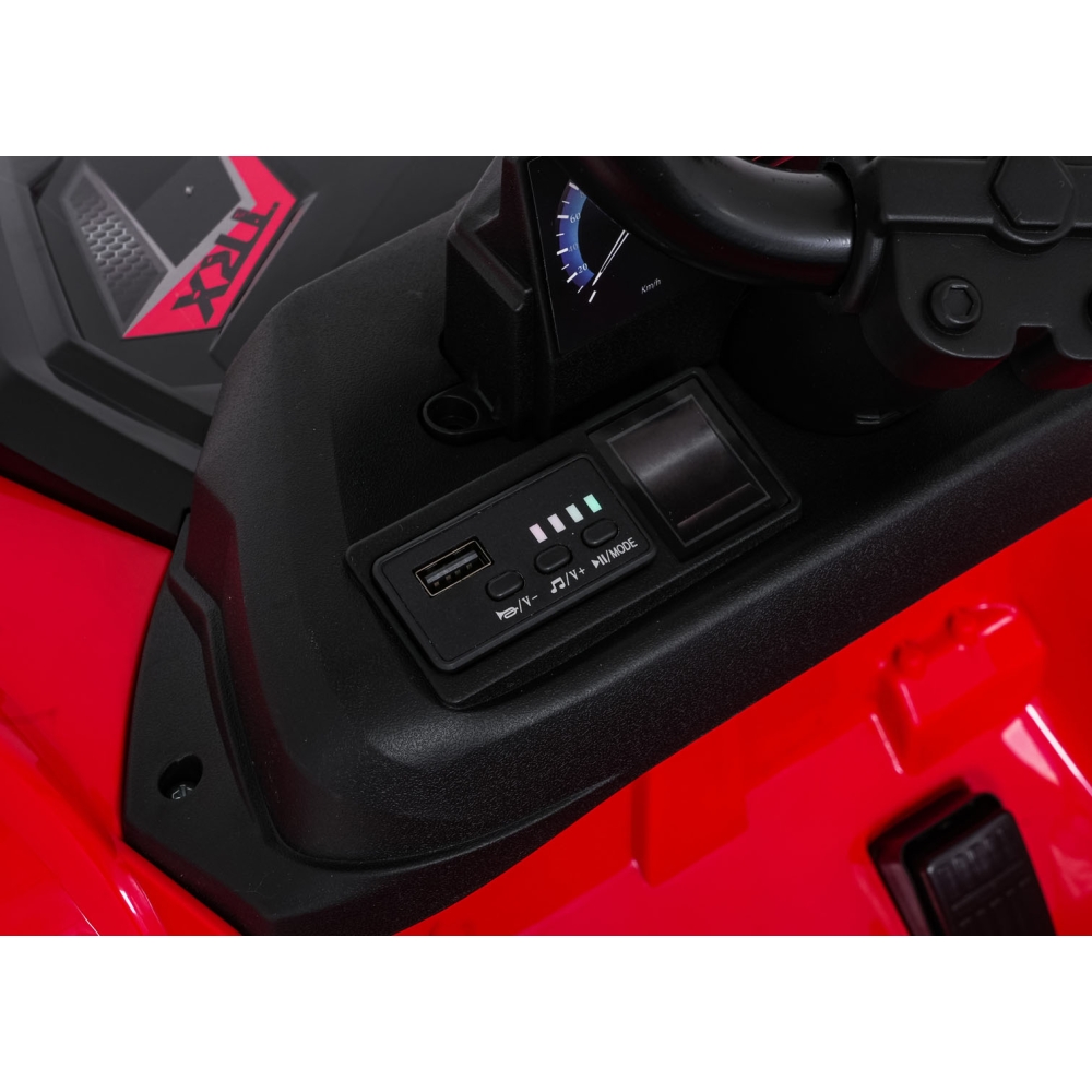 Dvivietis elektrinis keturratis Extreme Sport TX ATV 4x4, Red-Elektromobiliai vaikams, Keturračiai ir bagiai-e-vaikas